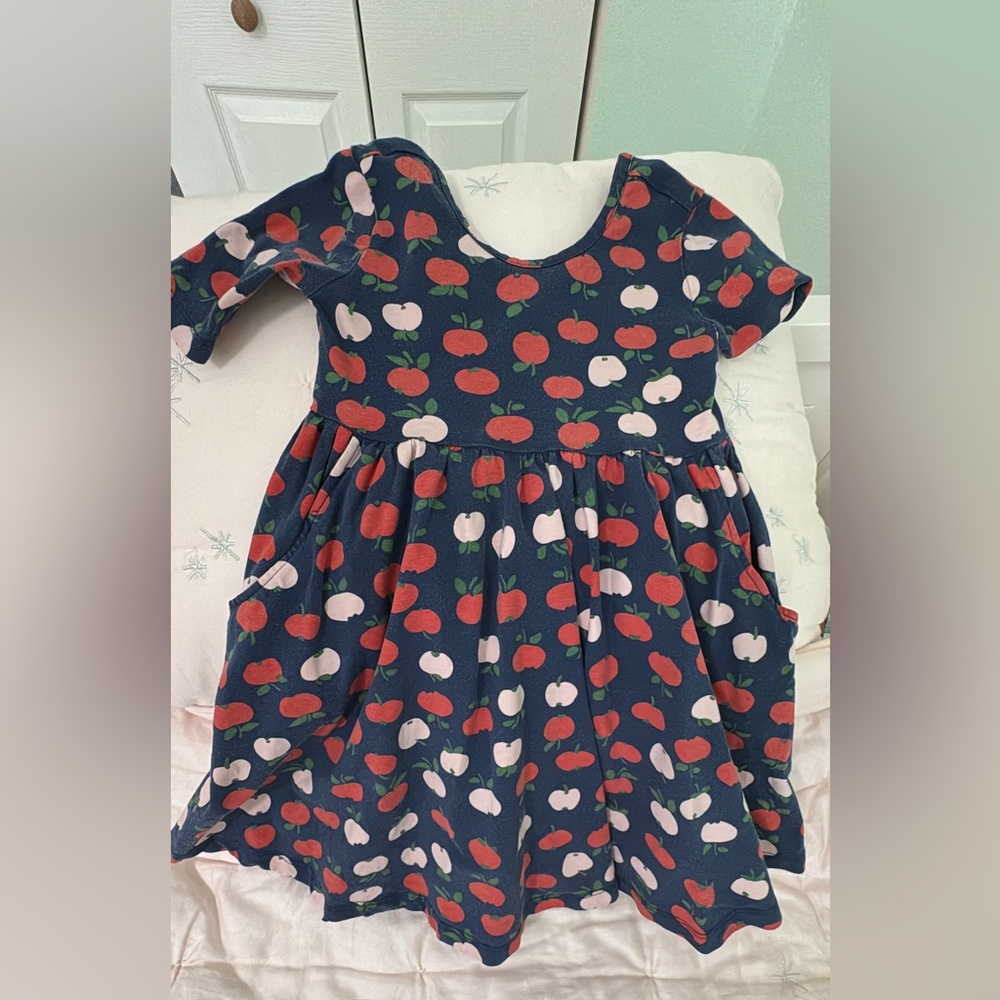 Hanna Andersson Apple Dress with Pockets